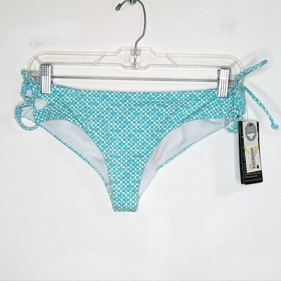 NWT O'Neill blue Avalon hipster bikini bottom M - Picture 1 of 11